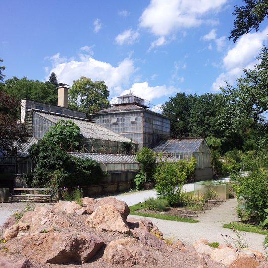 Glashaus, Gewächshausanlage im Botanischen Garten der Karl-Franzens-Universität