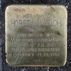 Stolperstein en memoria de Horst Langeloh
