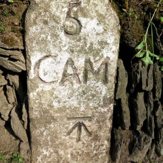 Milestone 250 Metres To South West Of Polroad Cottages