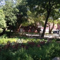 Park of the former hospital in Rybnik