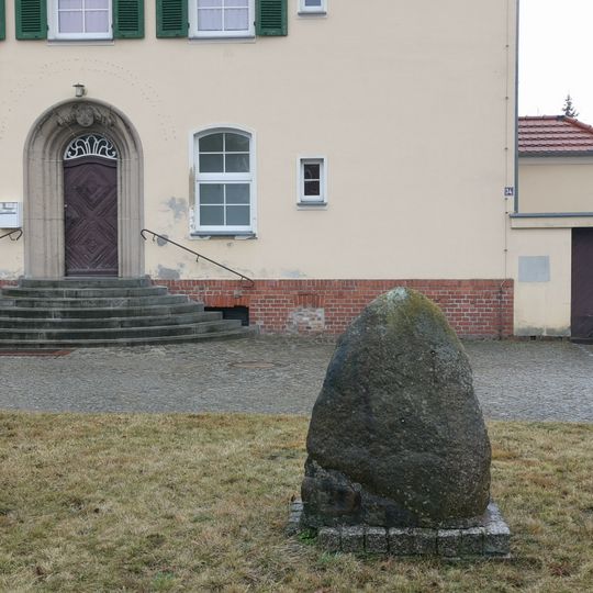 Gedenkstein am Gemeindeamt Brieske