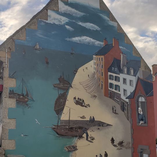 Muurschildering, kunstwerk