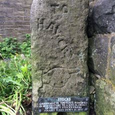 Single part of stocks 5 metres to east of Stocks Villas