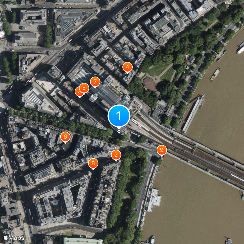 Playhouse Theatre Mapa