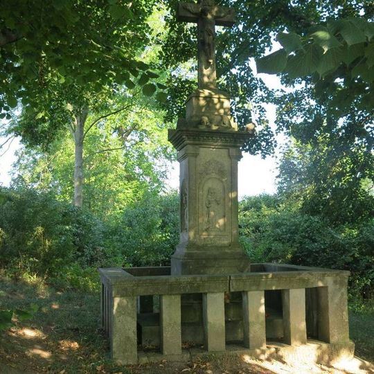 Kříž na Valchovské stráni u Železnice