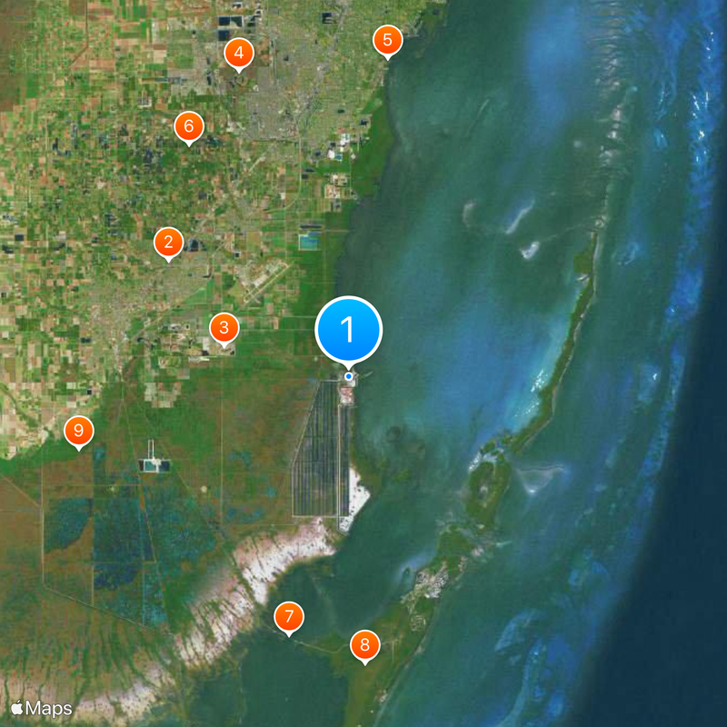 Turkey Point Nuclear Generating Station Map
