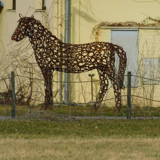 Plastika koně na Císařském ostrově