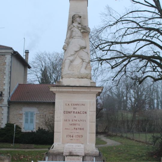 War memorial of Confrançon
