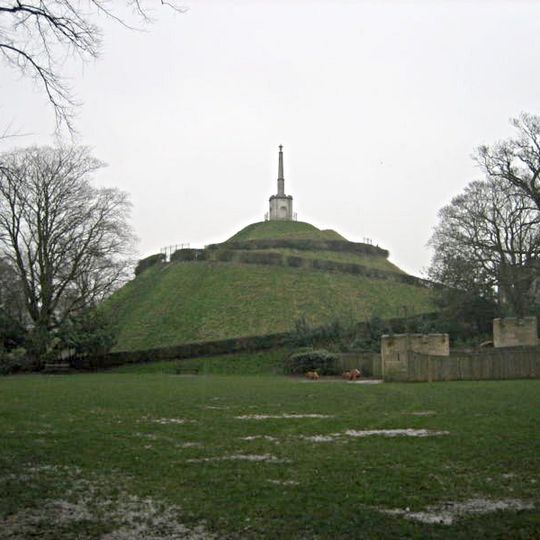 Dane John Mound and Roman and medieval remains in Dane John Garden