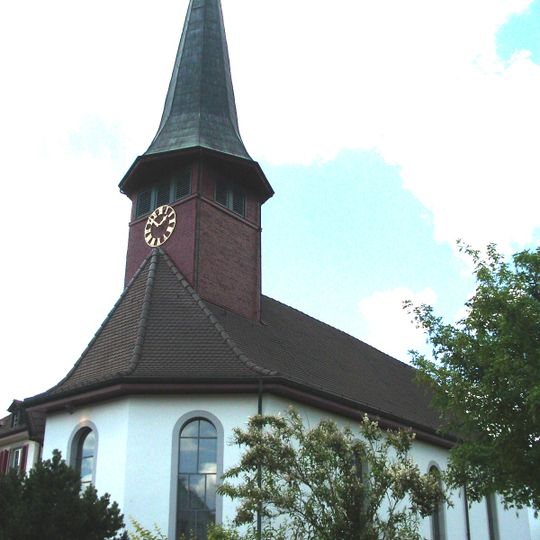 Reformed church with rectory