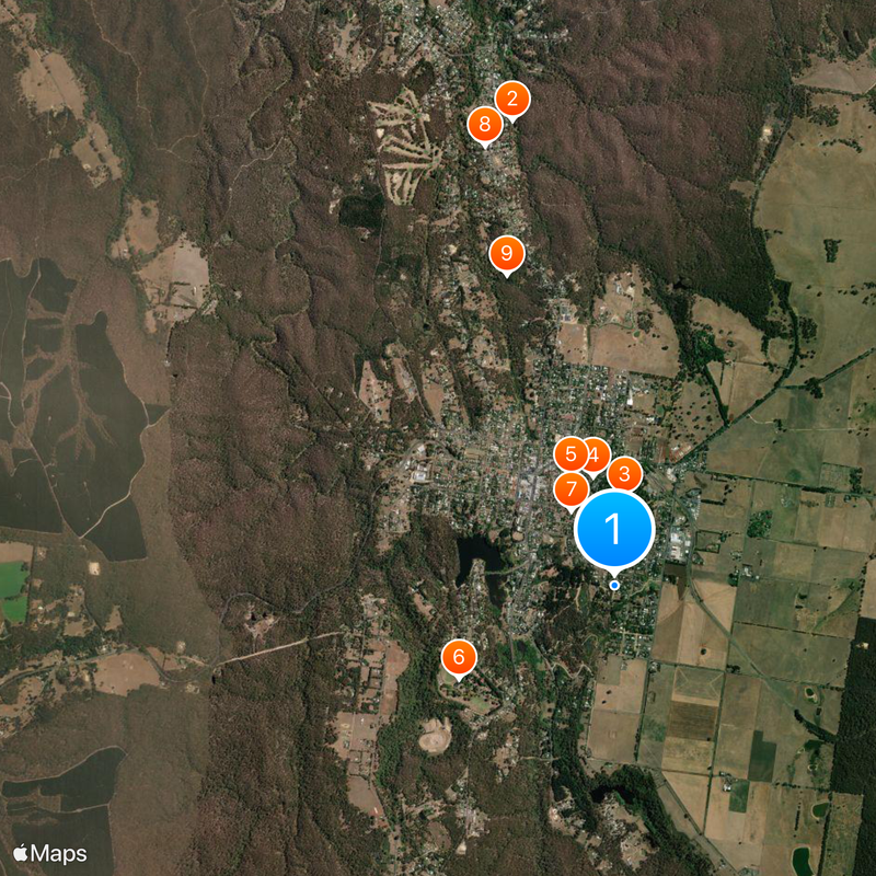 Daylesford Map
