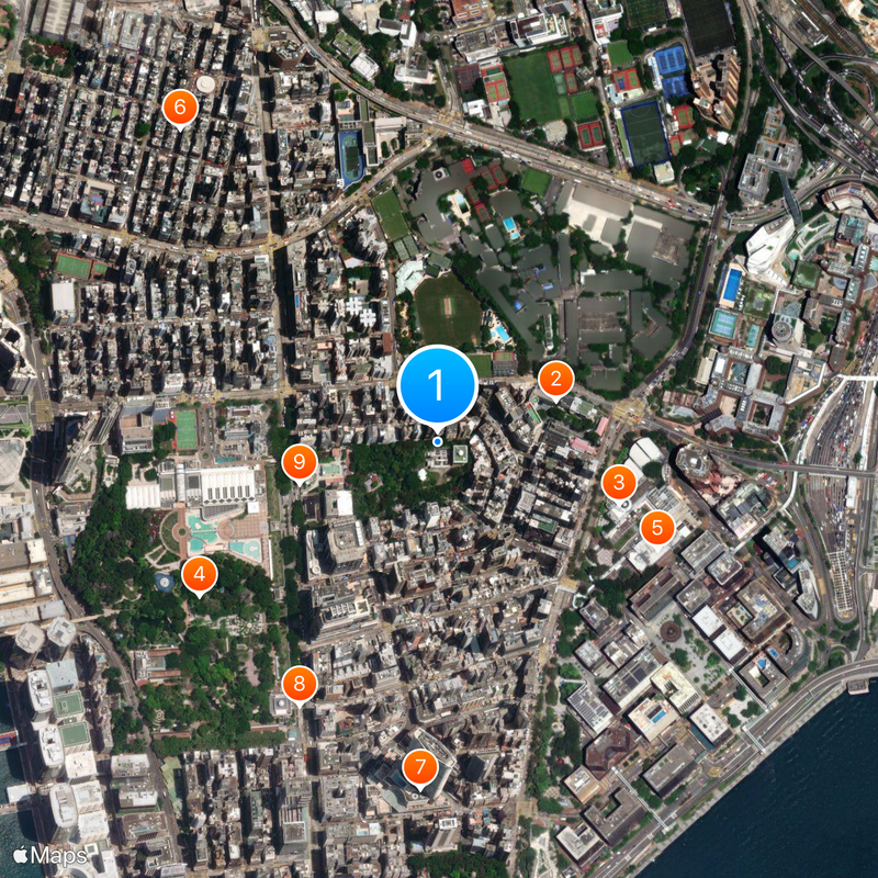 Hong Kong Observatory Map