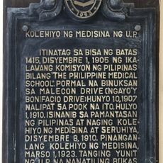 U.P. College of Medicine historical marker