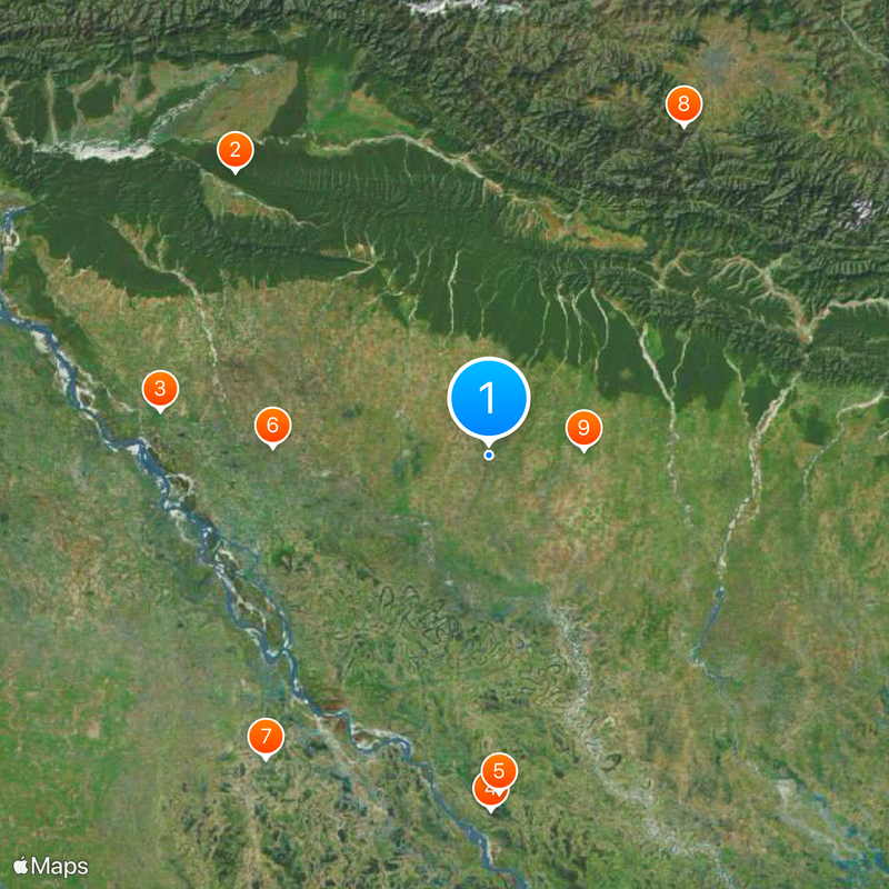 Raxaul Map