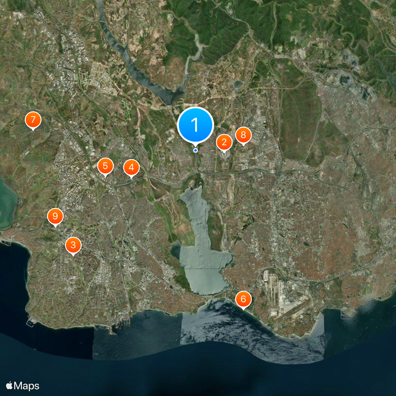 Yarımburgaz Cave Mapa