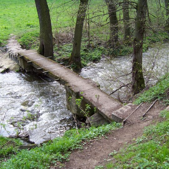 Lávka přes Výrovku u Bukačova