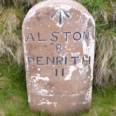 Milestone, Melmerby, Long Craggs, on bend