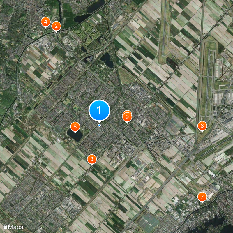 Hoofddorp Map