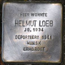 Stolperstein dedicated to Helmut Loeb