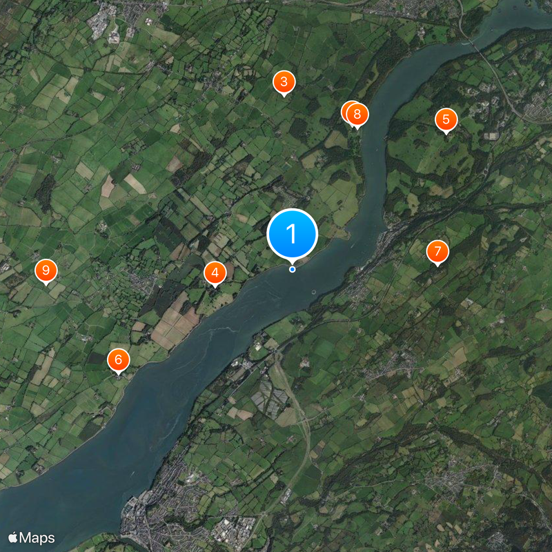 Menai Strait Map