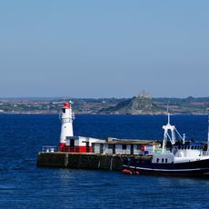 Newlyn tidal observatory and part of the south pier