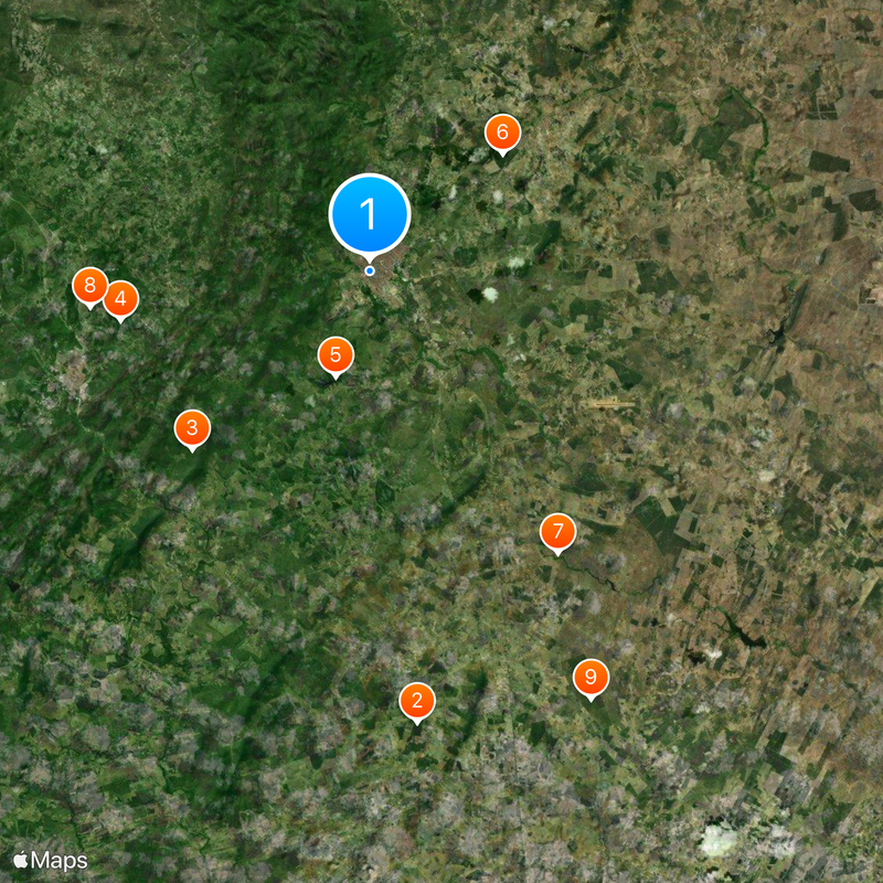 Senhor do Bonfim Map