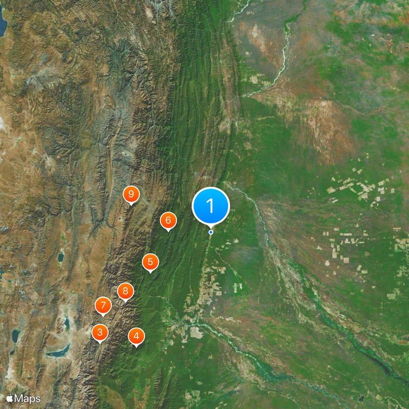 Yacuiba Map