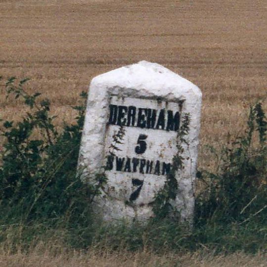 Milestone, 500m E of last house in village