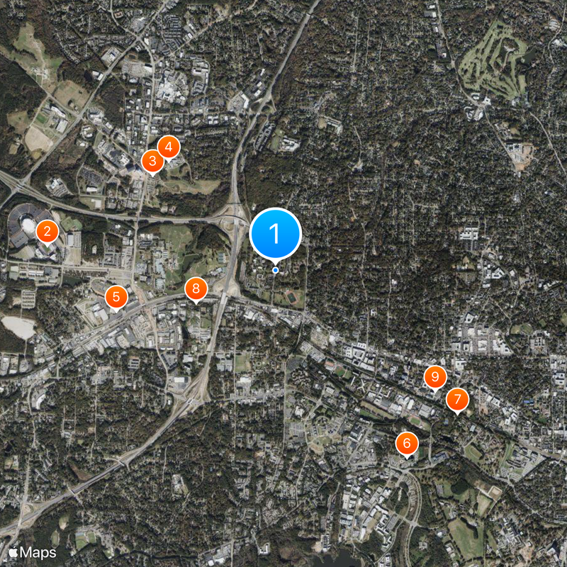 Meredith College Map