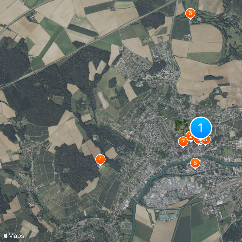 Château-Thierry Carte