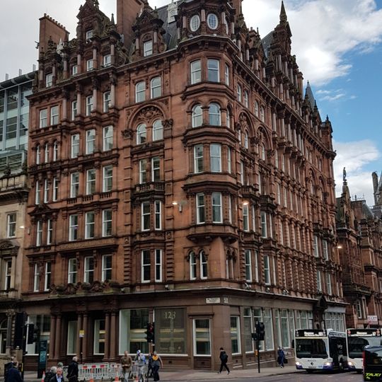 119, 121, 123 St Vincent Street, Life Association Building