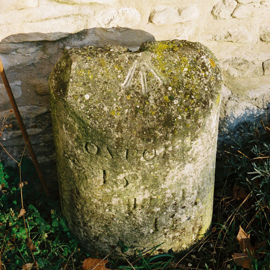 Milestone Approximately 1 Mile South Of Angier's Almshouses