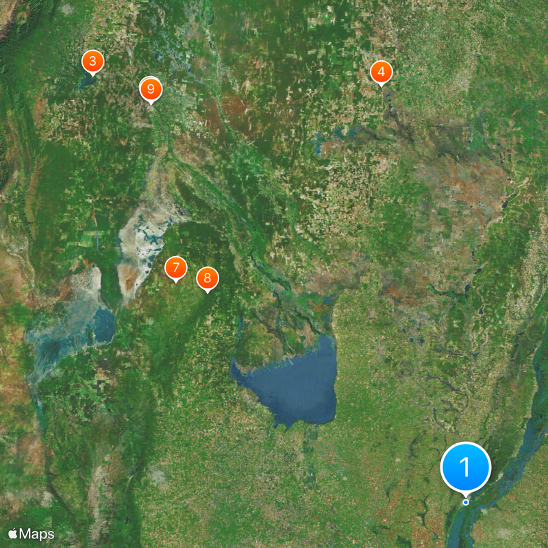 Río Salado Mapa