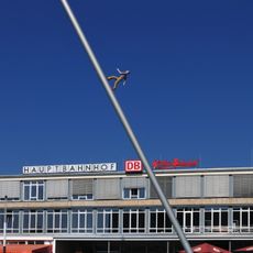 Man walking to the sky