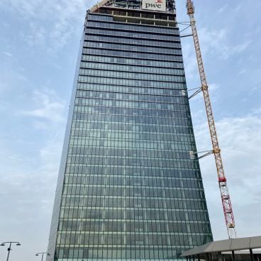 Moderna torn och skyskrapor i Milano