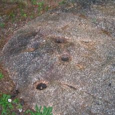 Mortar outcrop at Trenear, 9m north east of Poldark Mine entrance