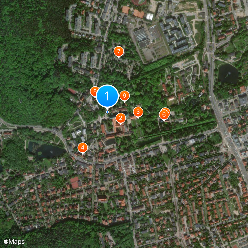 Cattedrale di Oliwa Mappa