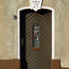 Türstock mit Schlussstein Luchauer Straße 9