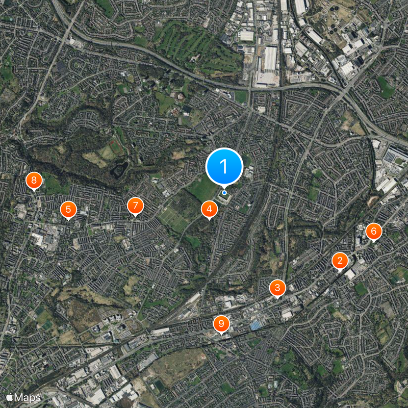 Broadhurst Park Map