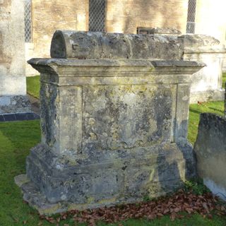 Jasper Warren monument in the churchyard approximately 3 metres south of south aisle to Church of St Mary