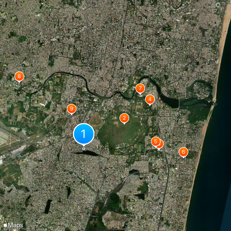 Phoenix Marketcity Chennai Map