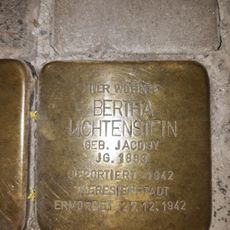 Stolperstein en memoria de Bertha Lichtenstein