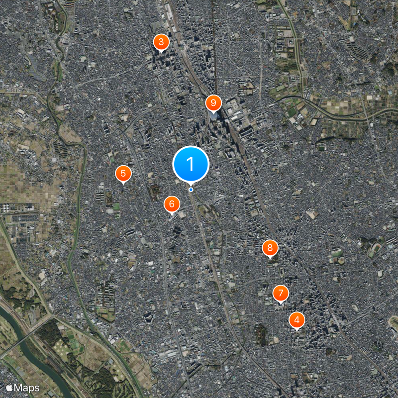 Yonohommachi Station Map