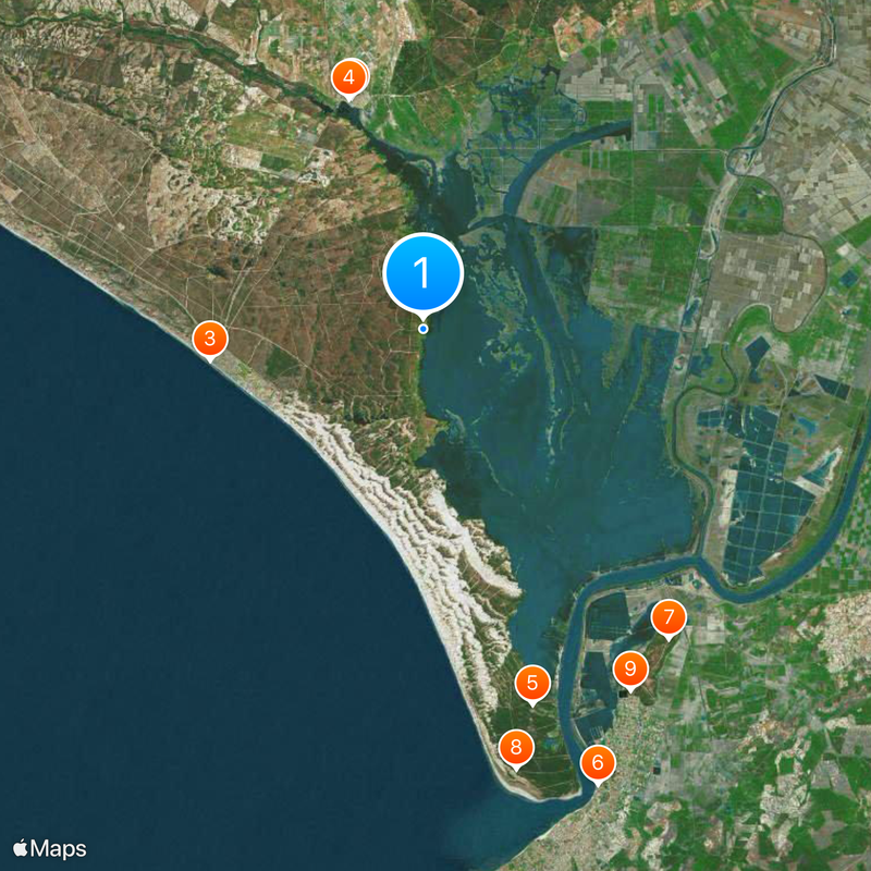 Park Narodowy Doñana Mapa