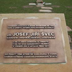 Pamětní deska Josefa Jiřího Švece v Třebíči