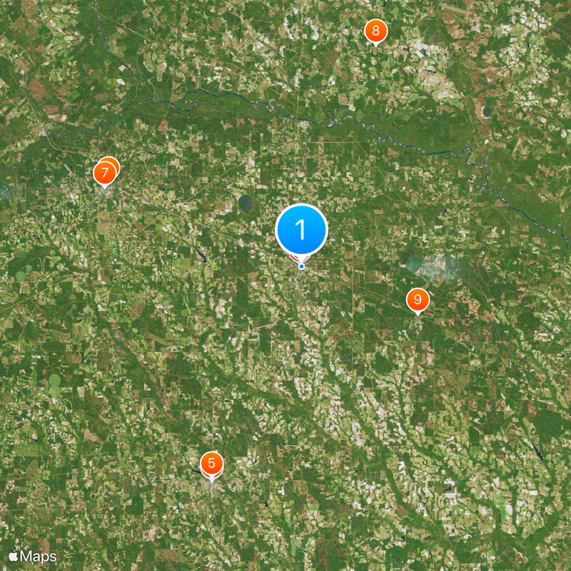 Baxley Map