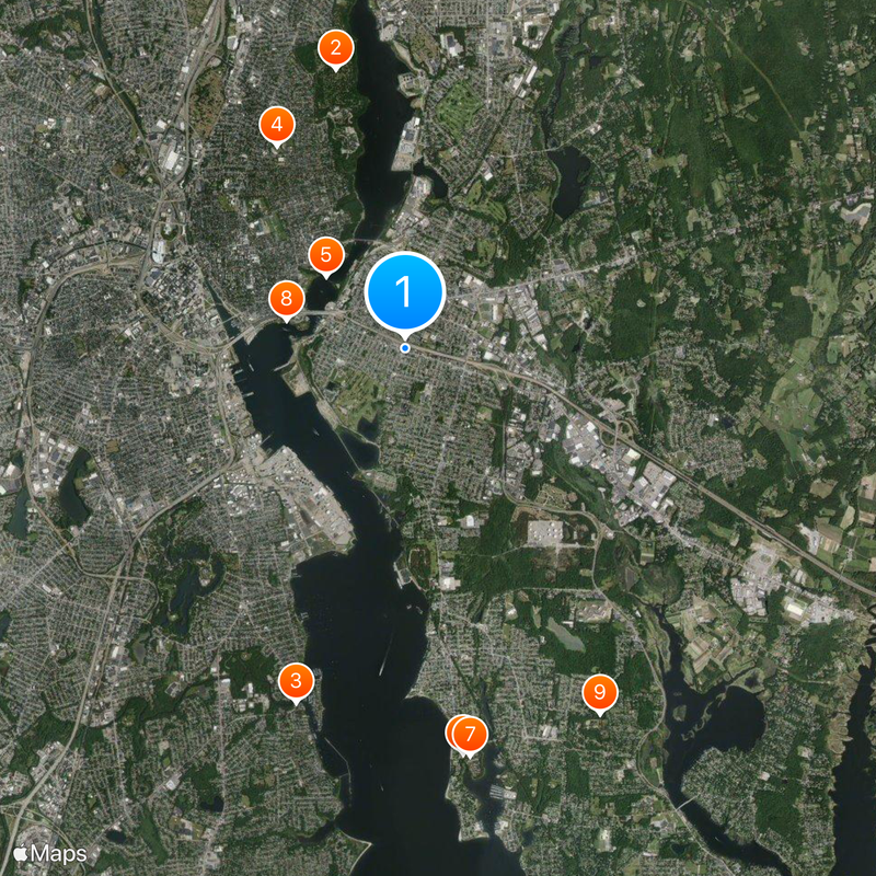 East Providence Mapa