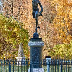 Flying Hermes statue in Pavlovsk Park