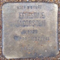 Stolperstein dedicated to Ernestine Jacobsohn
