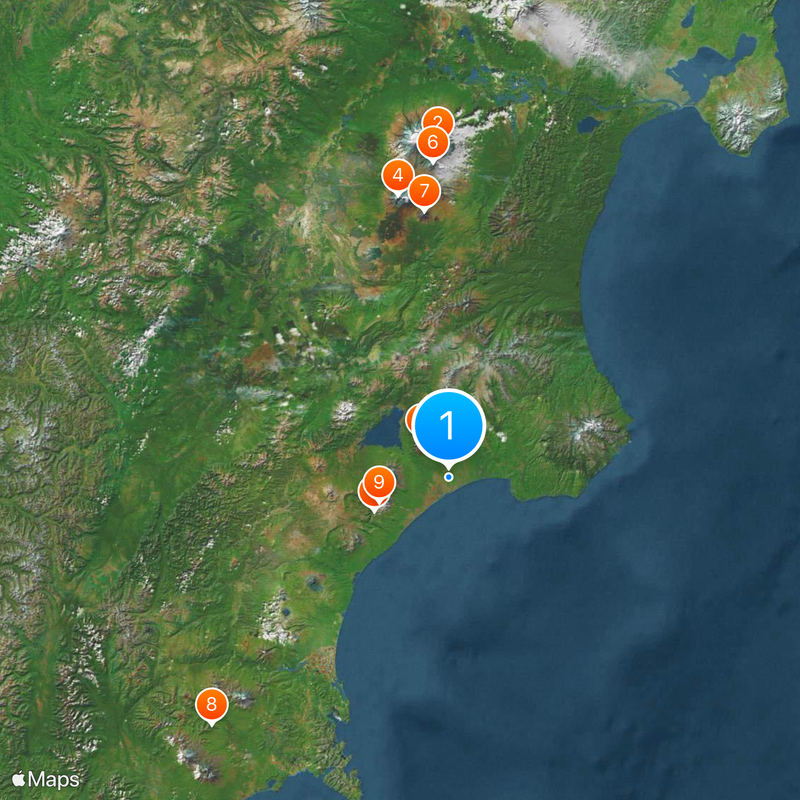 Kronocki Rezerwat Biosfery Mapa